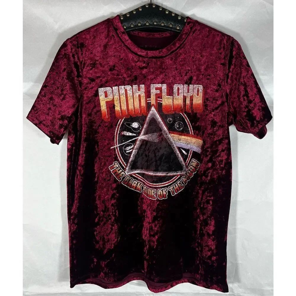 Pink Floyd crushed velvet shirt